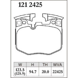 Dixcel Brake Pad 1212425