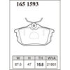 Dixcel Brake Pad 1651593