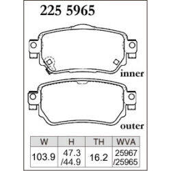 Dixcel Brake Pad 2255965