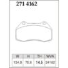 Dixcel Brake Pad 2714162