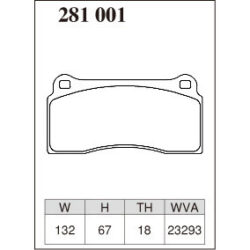 Dixcel Brake Pad 281001