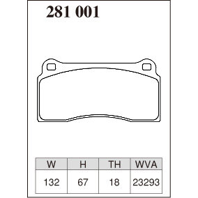 Dixcel Brake Pad 281001