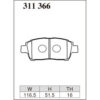 Dixcel Brake Pad 311366