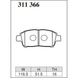 Dixcel Brake Pad 311366