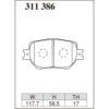 Dixcel Brake Pad 311386