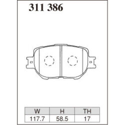 Dixcel Brake Pad 311386