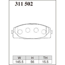 Dixcel Brake Pad 311502