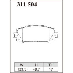 Dixcel Brake Pad 311504