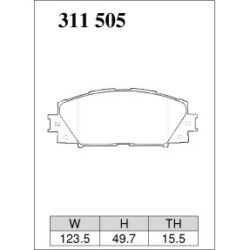 Dixcel Brake Pad 311505
