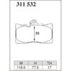 Dixcel Brake Pad 311532