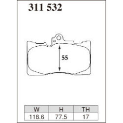 Dixcel Brake Pad 311532