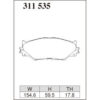 Dixcel Brake Pad 311535