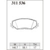 Dixcel Brake Pad 311536