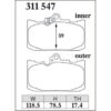 Dixcel Brake Pad 311547