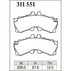Dixcel Brake Pad 311551