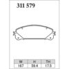 Dixcel Brake Pad 311579