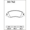 Dixcel Brake Pad 311762
