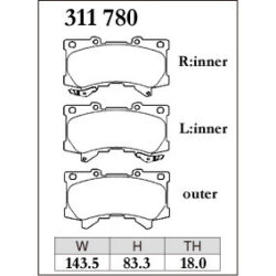 Dixcel Brake Pad 311780