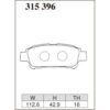 Dixcel Brake Pad 315396