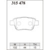 Dixcel Brake Pad 315478