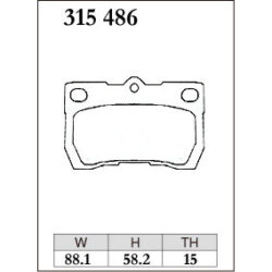 Dixcel Brake Pad 315486