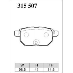 Dixcel Brake Pad 315507