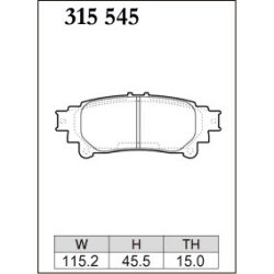 Dixcel Brake Pad 315545