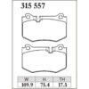 Dixcel Brake Pad 315557