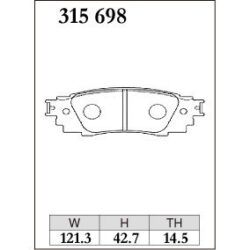 Dixcel Brake Pad 315698