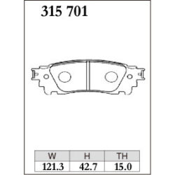 Dixcel Brake Pad 315701