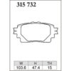Dixcel Brake Pad 315732
