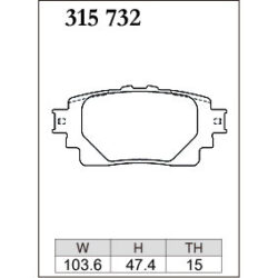 Dixcel Brake Pad 315732