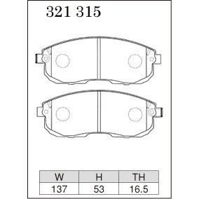 Dixcel Brake Pad 321315
