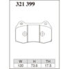 Dixcel Brake Pad 321399