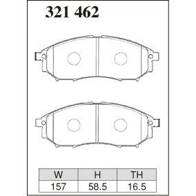 Dixcel Brake Pad 321462