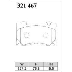 Dixcel Brake Pad 321467