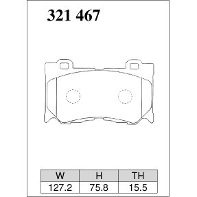 Dixcel Brake Pad 321467