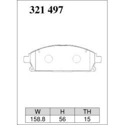 Dixcel Brake Pad 321497