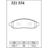 Dixcel Brake Pad 321534