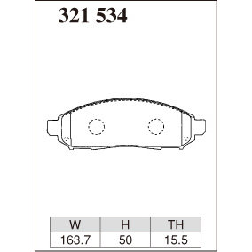 Dixcel Brake Pad 321534