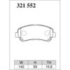 Dixcel Brake Pad 321552