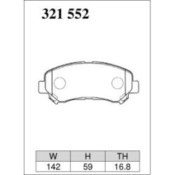 Dixcel Brake Pad 321552