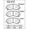 Dixcel Brake Pad 321672