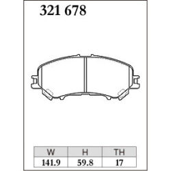 Dixcel Brake Pad 321678