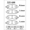 Dixcel Brake Pad 321688