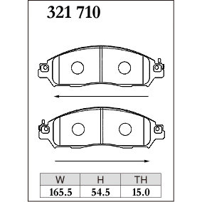 Dixcel Brake Pad 321710