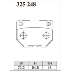 Dixcel Brake Pad 325248