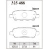 Dixcel Brake Pad 325488