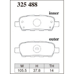 Dixcel Brake Pad 325488