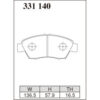 Dixcel Brake Pad 331140